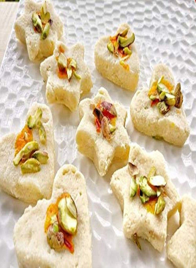 دي أس ختم صنع حلوى على شكل نجمة من دي إس | قالب حلوى بخمسة تصاميم | أداة تقطيع البسكويت | ختم 3.8 سم - Image 4